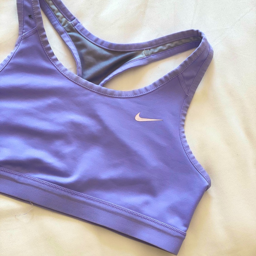 NIKE PURPLE BRA TOP